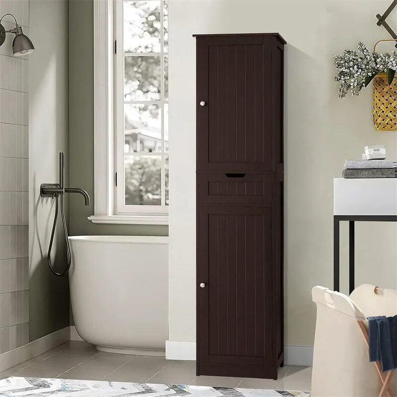 Meuble de rangement de salle de bain à 2 portes