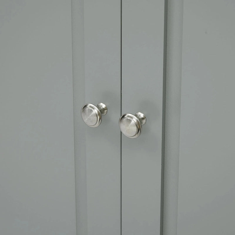 Armoire de rangement haute avec deux tiroirs