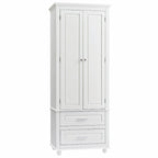 Armoire de rangement haute avec deux tiroirs