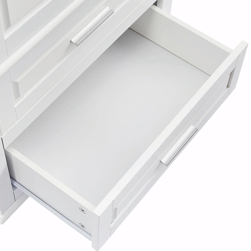 Armoire de rangement haute avec deux tiroirs