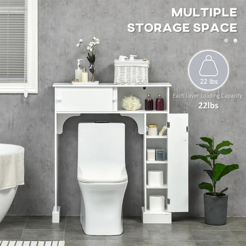 Meuble de salle de bain au-dessus des toilettes