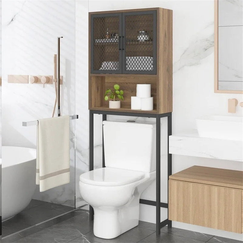 Organisateur de salle de bain au-dessus des toilettes - 9,06P x 24,8L x 65H