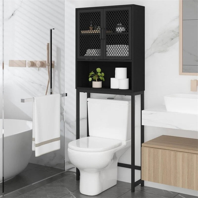 Organisateur de salle de bain au-dessus des toilettes - 9,06P x 24,8L x 65H