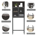 Organisateur de salle de bain au-dessus des toilettes - 9,06P x 24,8L x 65H