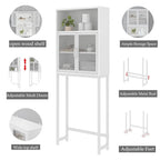 Organisateur de salle de bain au-dessus des toilettes - 9,06P x 24,8L x 65H