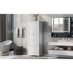 Meuble de rangement de salle de bain avec deux tiroirs