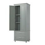 Meuble de rangement de salle de bain avec deux tiroirs