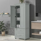 Meuble de rangement de salle de bain avec deux tiroirs
