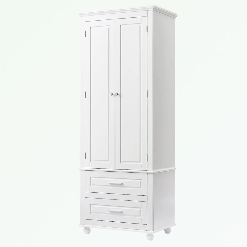 Meuble de rangement de salle de bain avec deux tiroirs