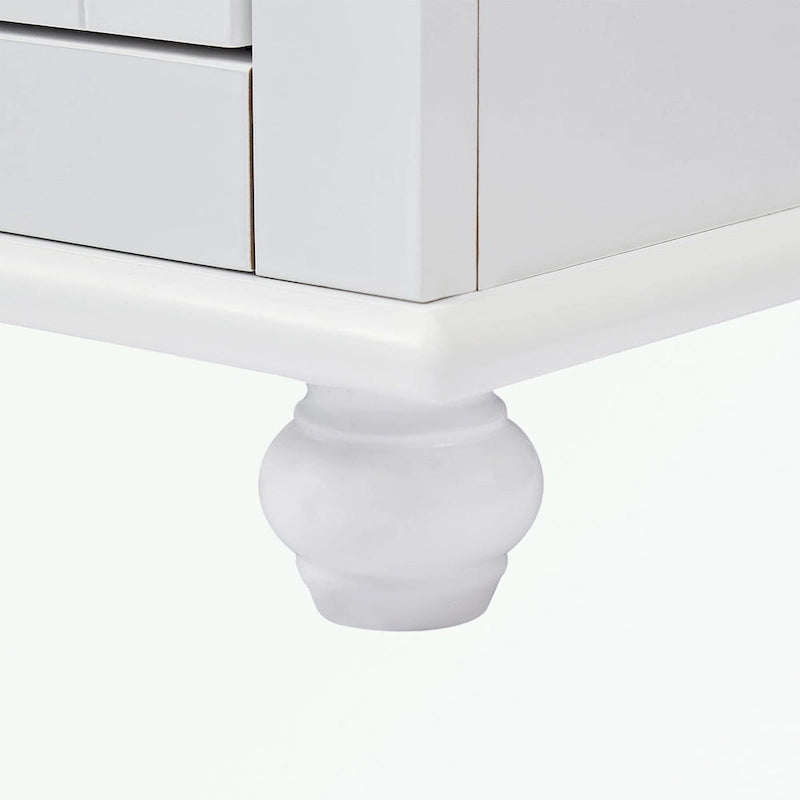 Meuble de rangement de salle de bain avec deux tiroirs