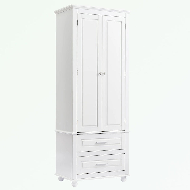 Meuble de rangement de salle de bain avec deux tiroirs
