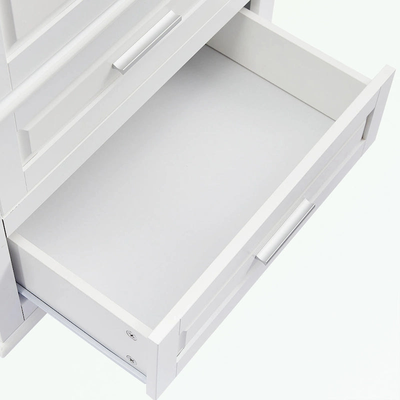 Meuble de rangement de salle de bain avec deux tiroirs