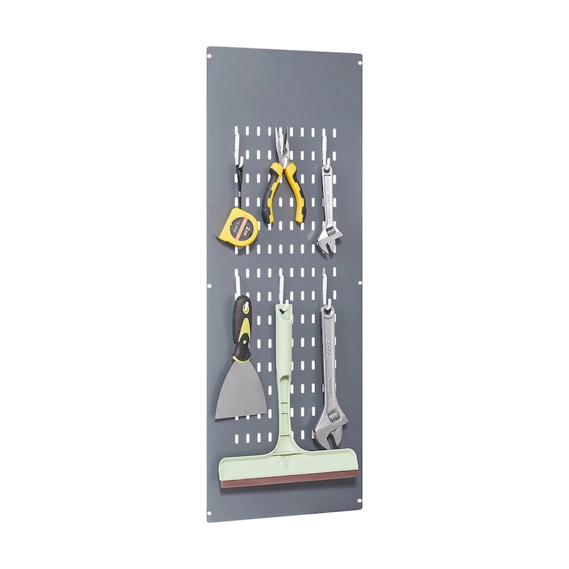 Armoires de rangement métalliques, Armoire à outils de nettoyage avec porte verrouillable, Organiseur et rangement d'outils à balai hauts, Grande armoire de rangement
